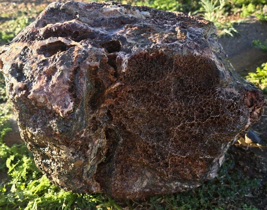 Large Heavy Raw Chunk Of Arizona Silver Copper Gold Ore Specimen 74.4 Lbs.