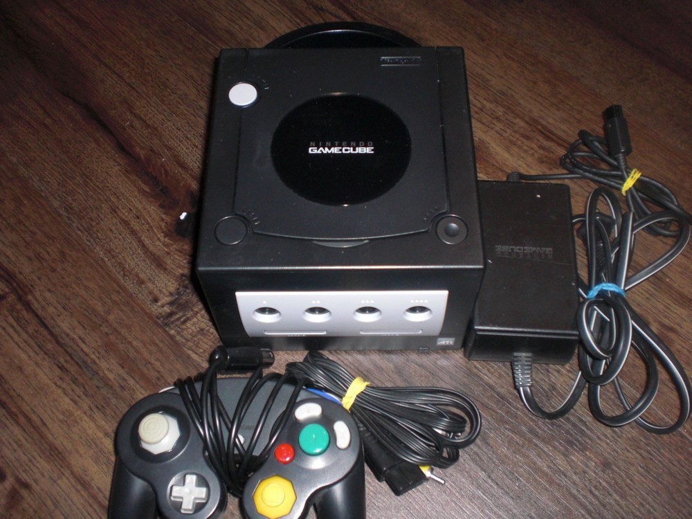 Nintendo GameCube Console System Original w Controller Power Cord AV BLACK #3