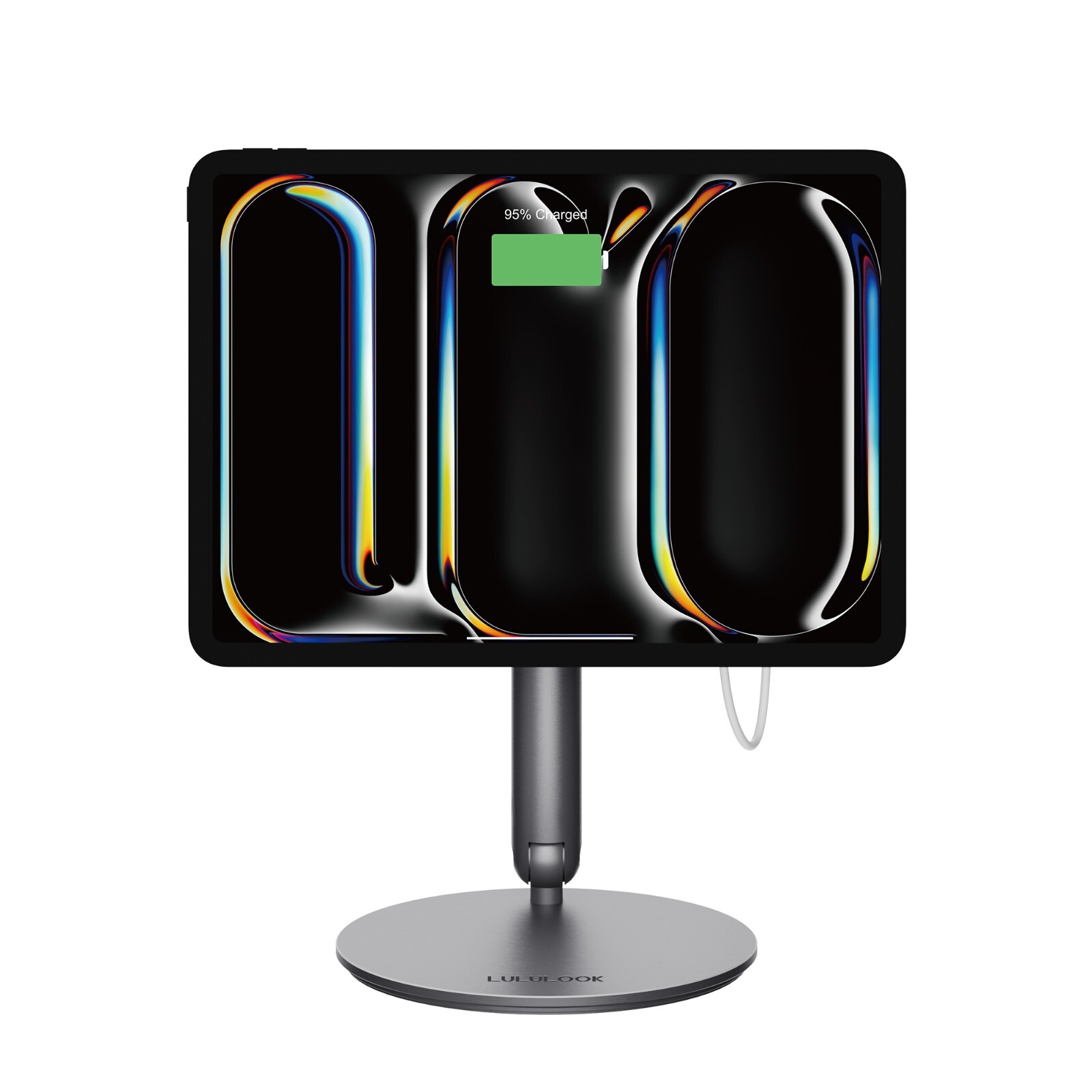 360 Rotating Foldable Magnetic Wireless Charging Stand For iPad Pro M4 13/12.9