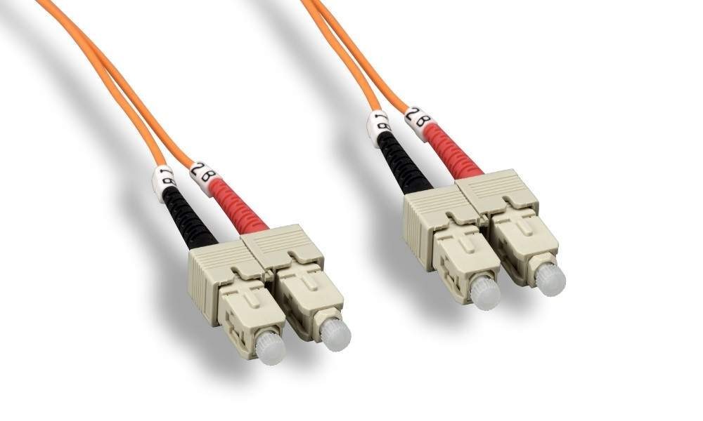 SC-SC Fiber Optic 1 Meter 62.5 125UM Duplex Multimode