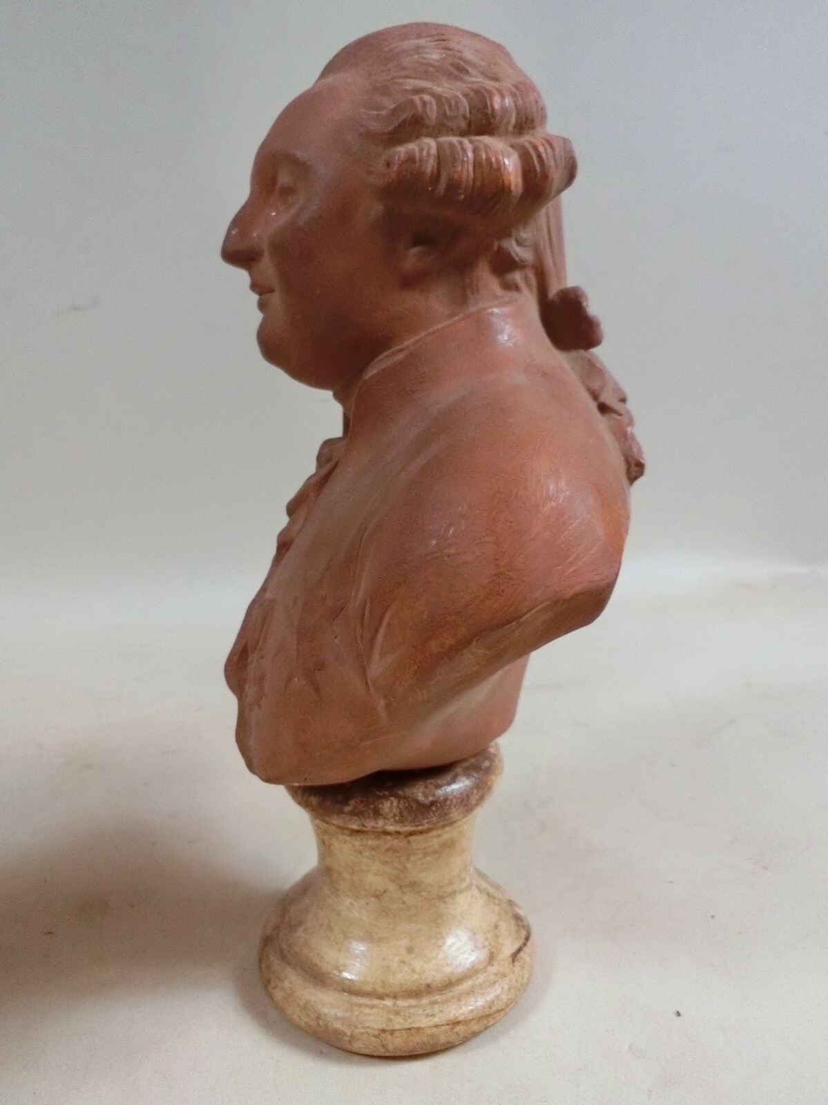 Pr Lg Louis XVI & Marie Antoinette Busts Faux Plinths French Grand Tour Interest