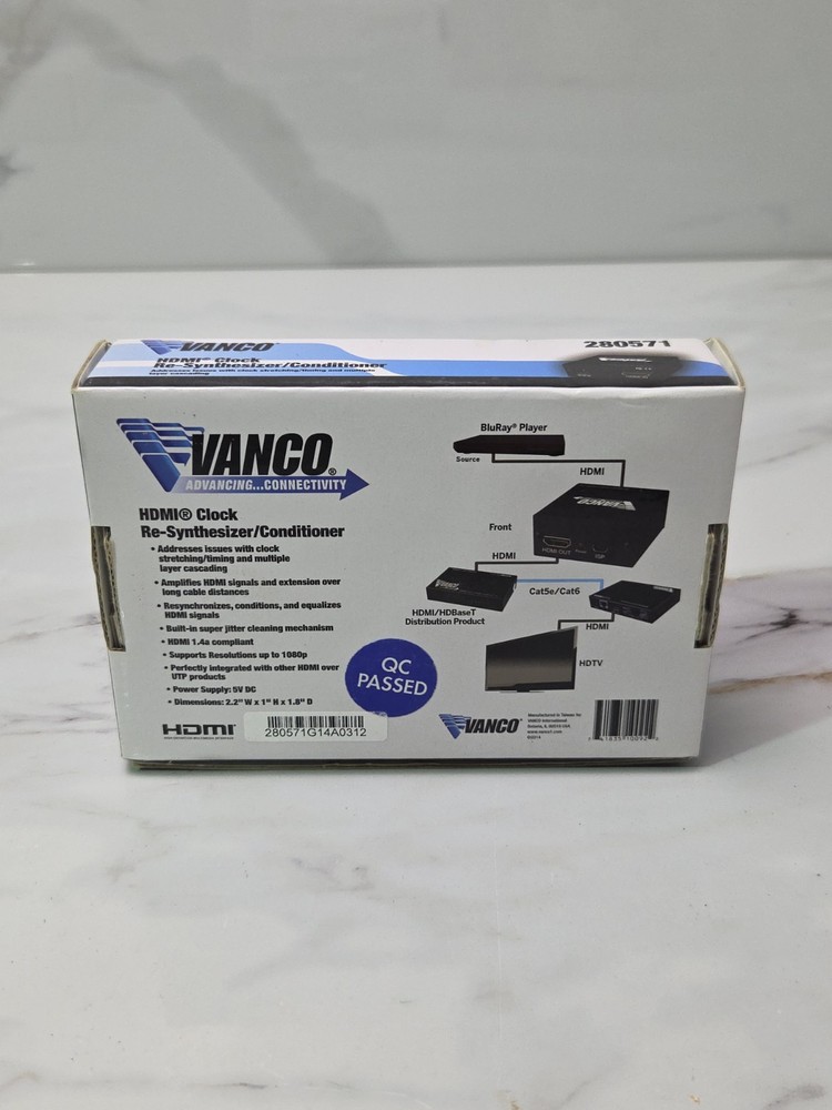 Vanco 280571 HDMI Clock Re-Synthesizer / Conditioner