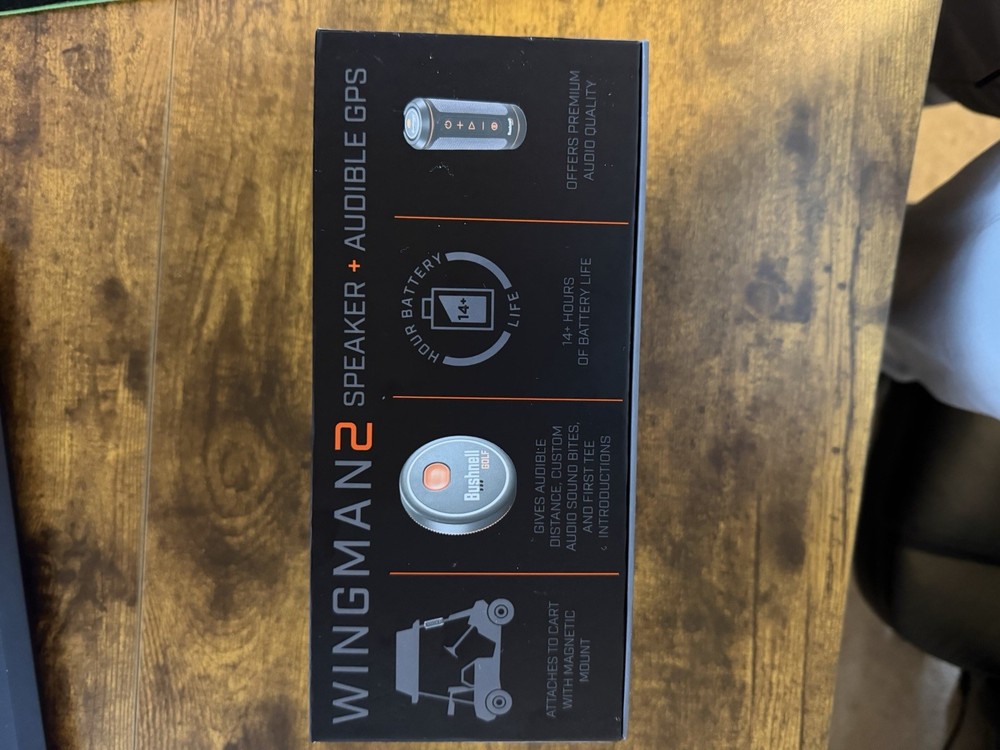 Bushnell Wingman 2 GPS Golf Speaker (never opened)