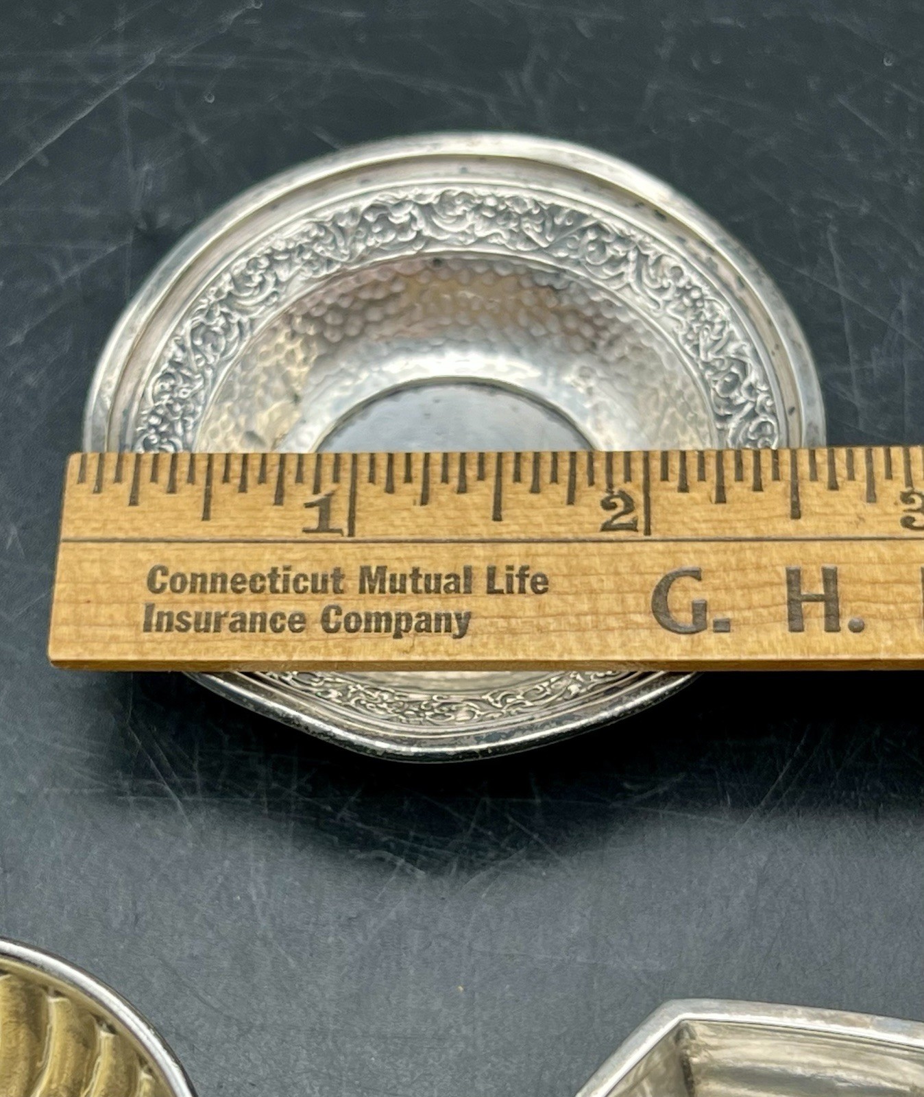 Vintage Sterling Silver 925 Salt Cellars, Mixed. 33 Grams- Photos.