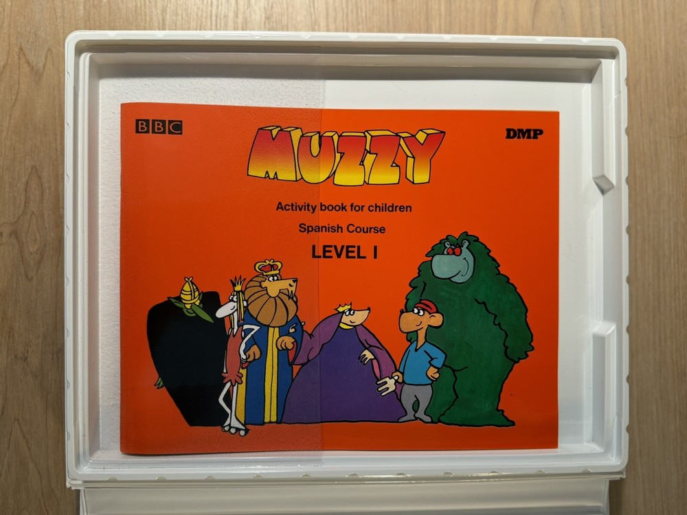 SEALED BBC Muzzy Spanish Level 1 Interactive Exercises CD-ROM Set Language Games