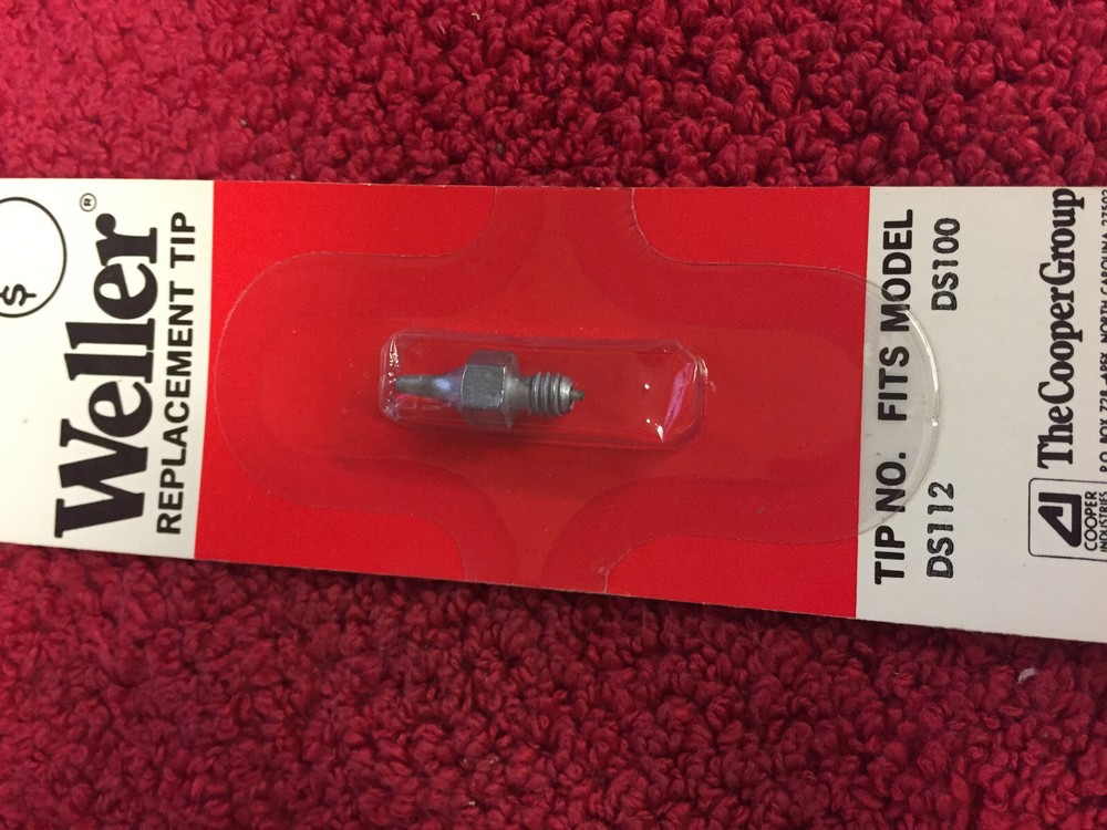 DS112 WELLER REPLACEMENT TIP FITS MODEL DS 100