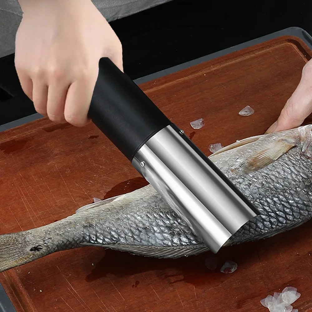 Portable Electric Fish Scaler - Waterproof, USB Rechargeable Handheld Tool