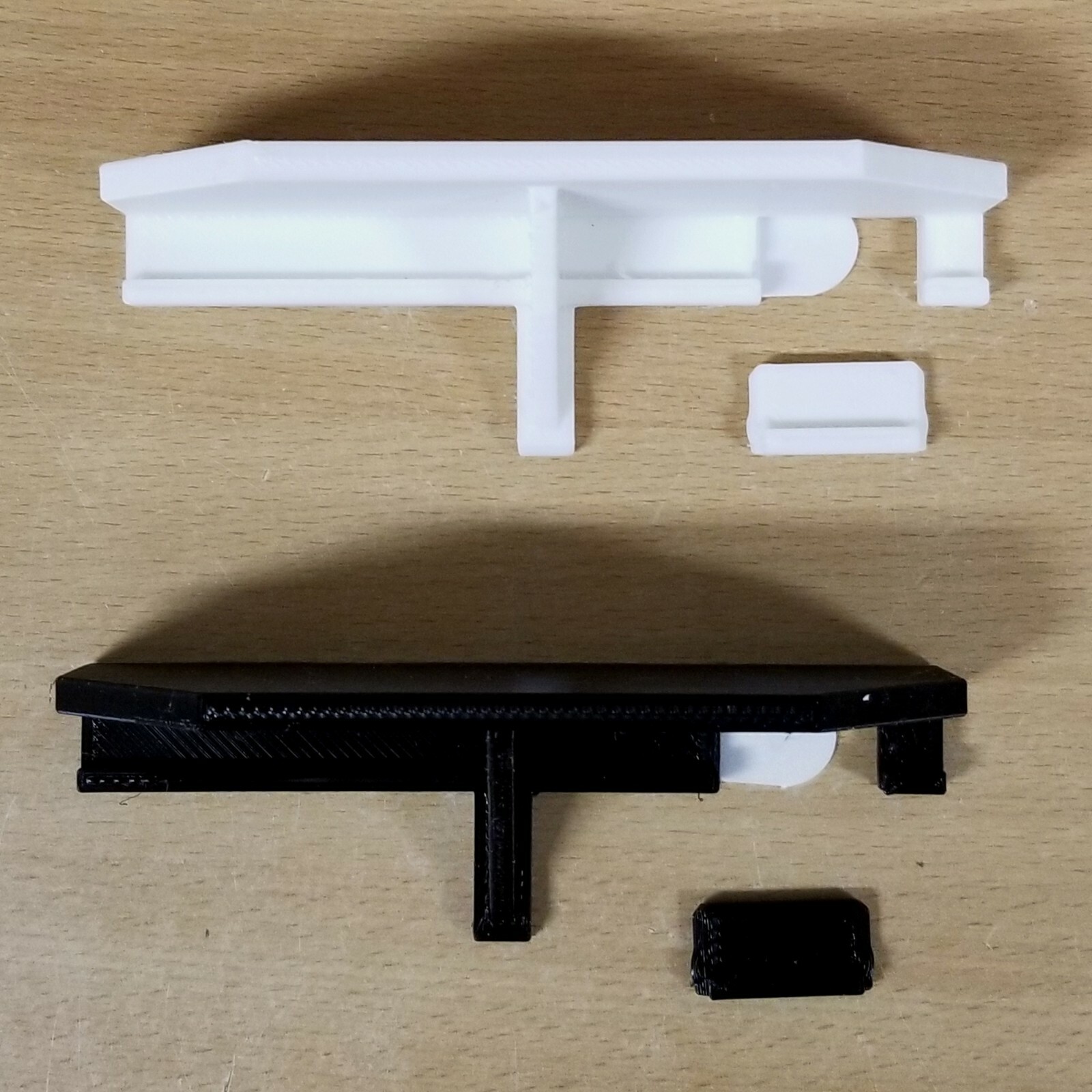 Two 6" x 2" Small White Wall Shelves No Hole No Nail install uses 3M Command