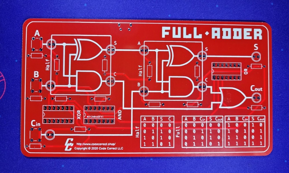 Binary Adder Learning Kit #4 (Assembly Required)