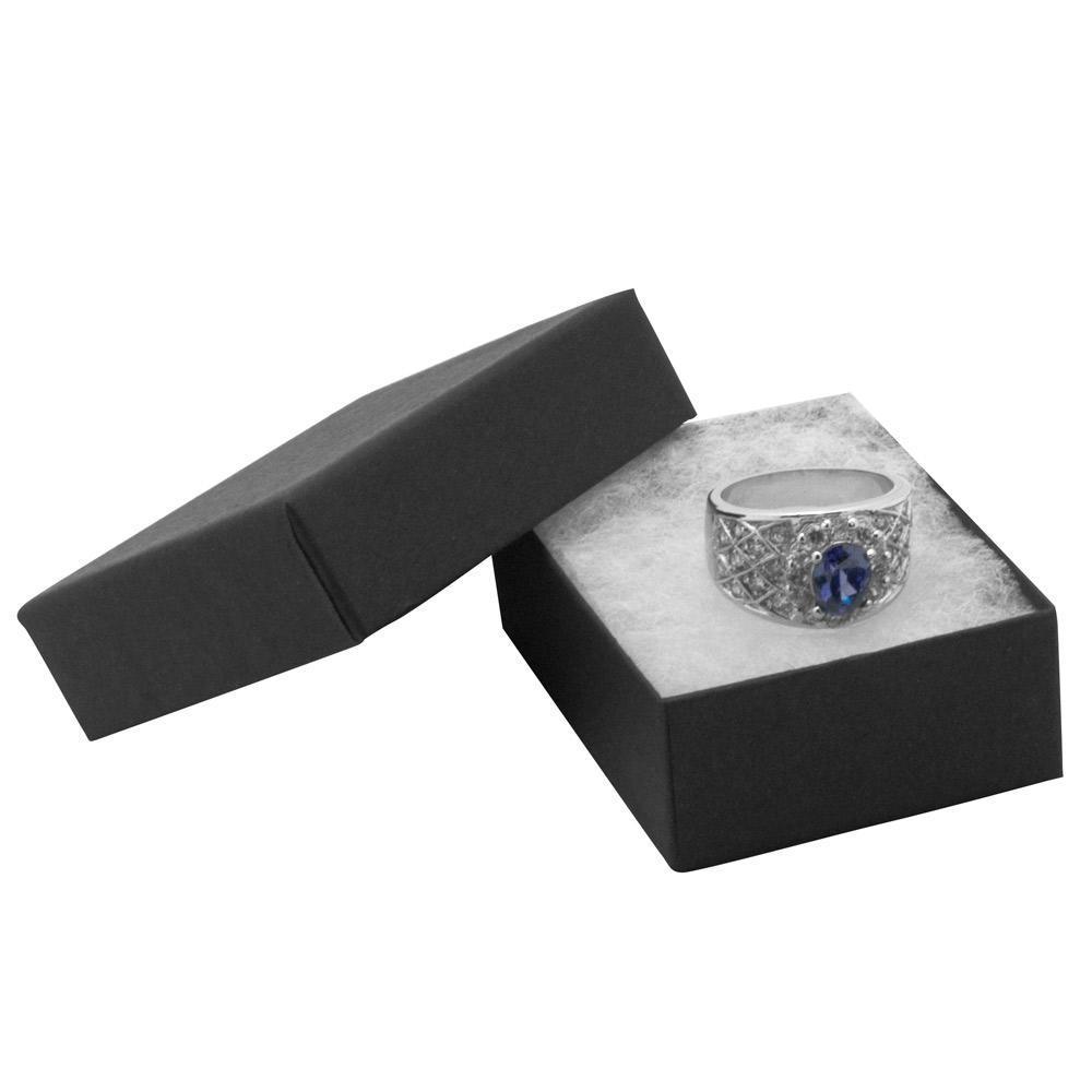 100~200~500~1000Pcs BLACK JEWELRY BOXES BLACK COTTON FILLED BOXES GIFT BOXES