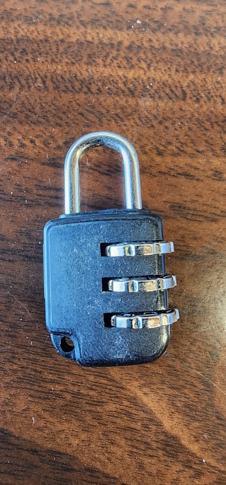 3 Digit Combination Lock Small Combo Lock Luggage Number Pad