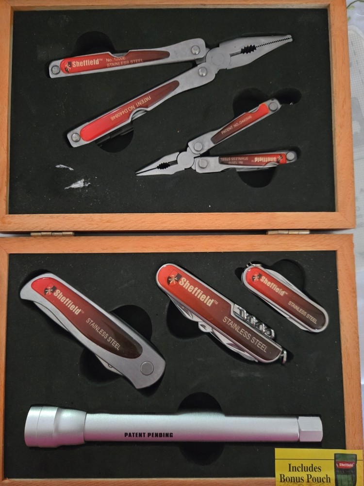 Sheffield Knife And Multi-Tool Set