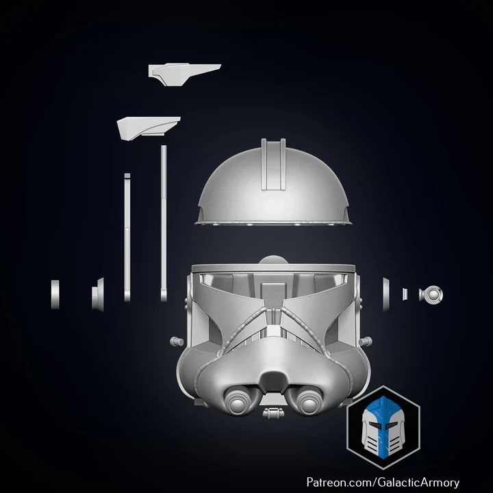Star Wars Phase 2 Captain Rex DIY Kit Galactic Armory