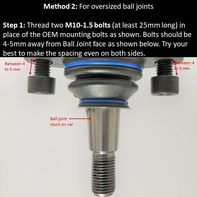 BMW Front Ball Joint removal tool E60, E90, E91, E92, E93, E84, E83, E53, F25/6