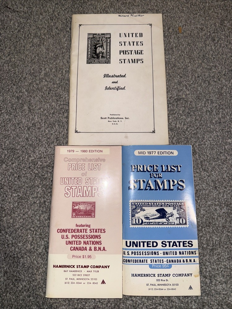 SCOTT And Two Hamernick U.S Postage Price Lists H3
