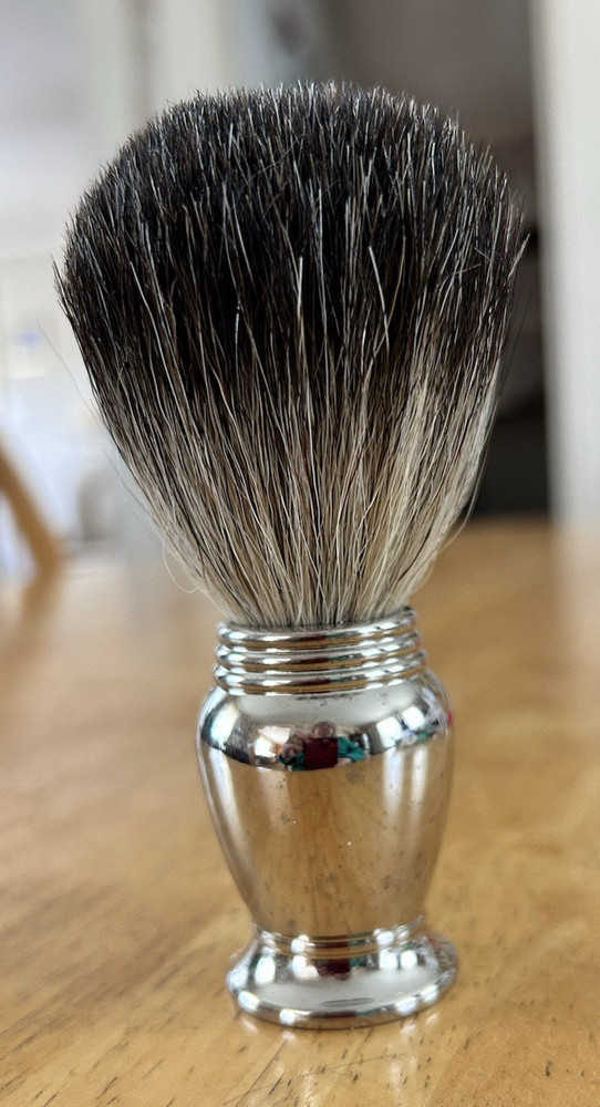 Chrome Shaving Brush Unmarked