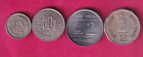 4 DIFFERENT REPUBLIC INDIA COINS #RS1775