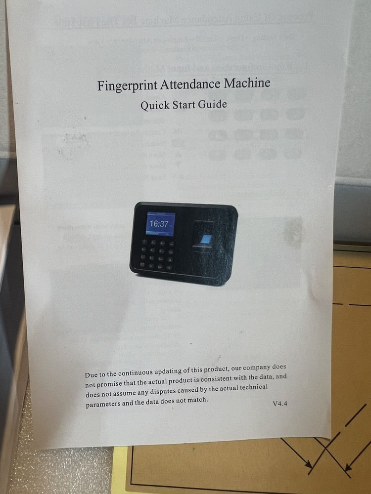 KAZNTCC Fingerprint Time Clock System - No Software