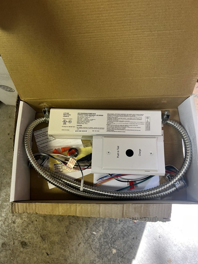 12 Watt LED Emergency Conversion Power Pack Kit