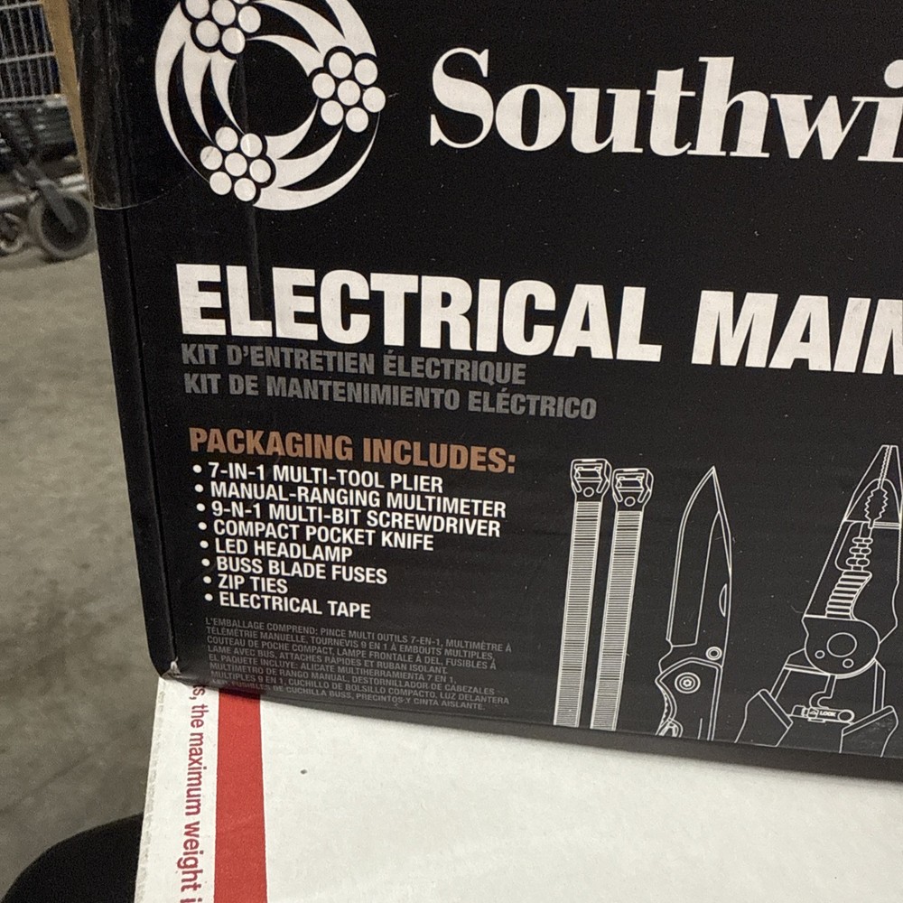 Southwire EM-KIT 8pc Electrical Maintenance Tool Kit w Multimeter