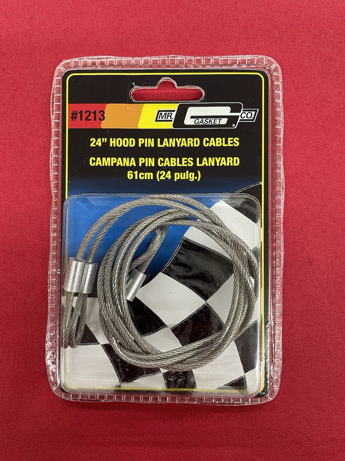 Mr Gasket 1213 ~ 24" Hood Pin Lanyard Cables
