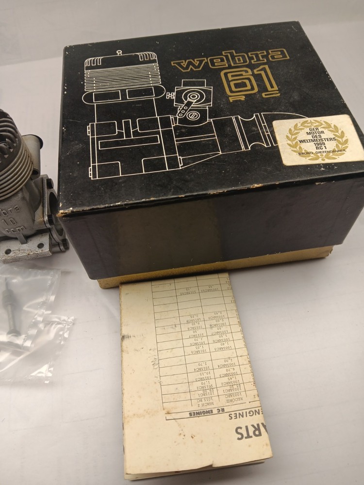 Vintage MRC Webra 61 Model 1020 RC Model Engine