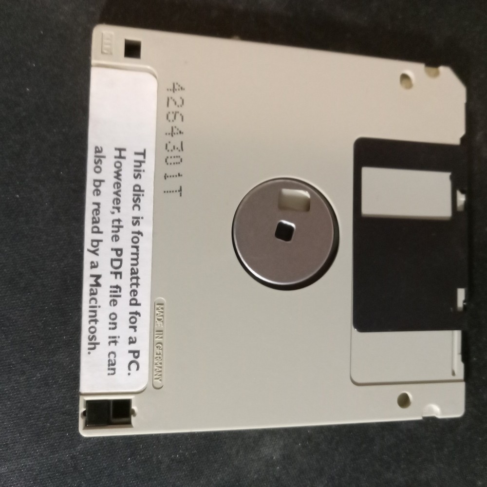 RARE Sample Pages from EIBE Units Human Genetics DNA Floppy Disk Software