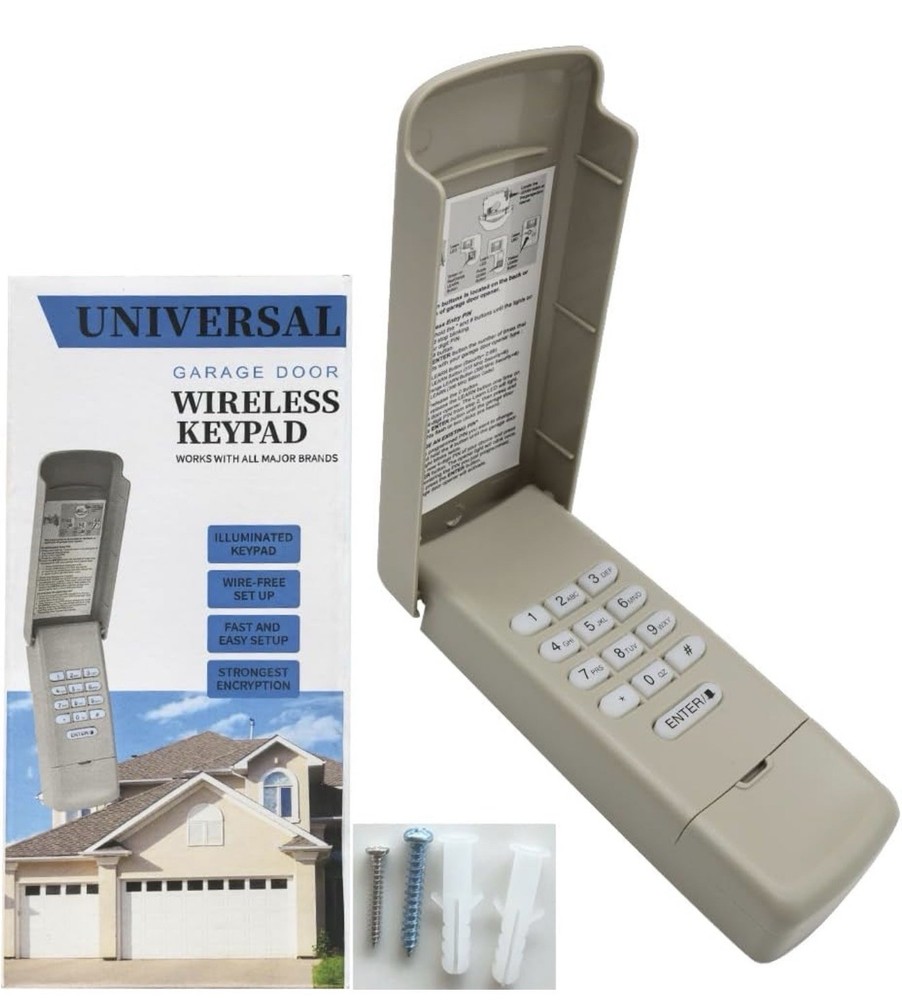 Universal Garage Door Wireless Keypad