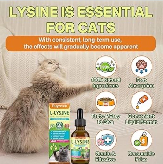 Lysine for Cats Drops
