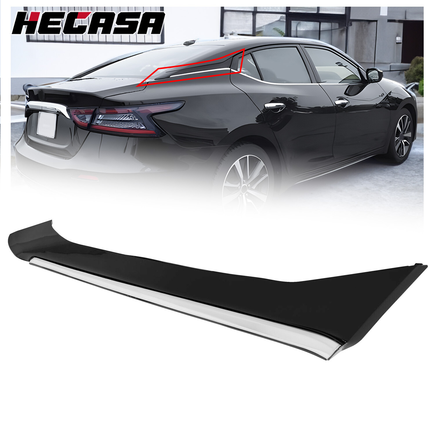 RH Right Passenger Side Rear Pillar Molding Trim For NISSAN MAXIMA 2016-2021