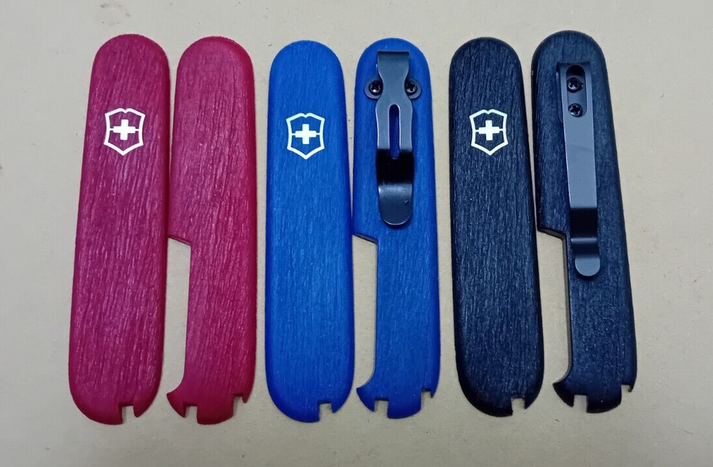Custom Modified Deep Grain 91mm Victorinox Scales