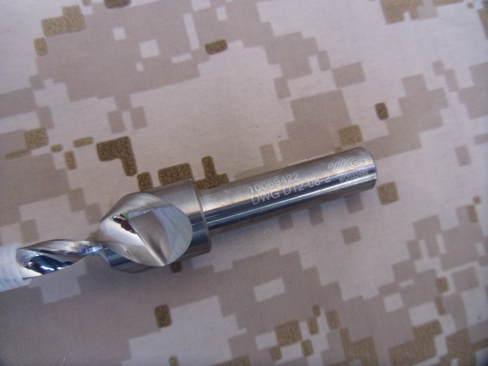 USA YG1 Solid Carbide Internal Coolant Thru Drill Countersink Cutter .2505