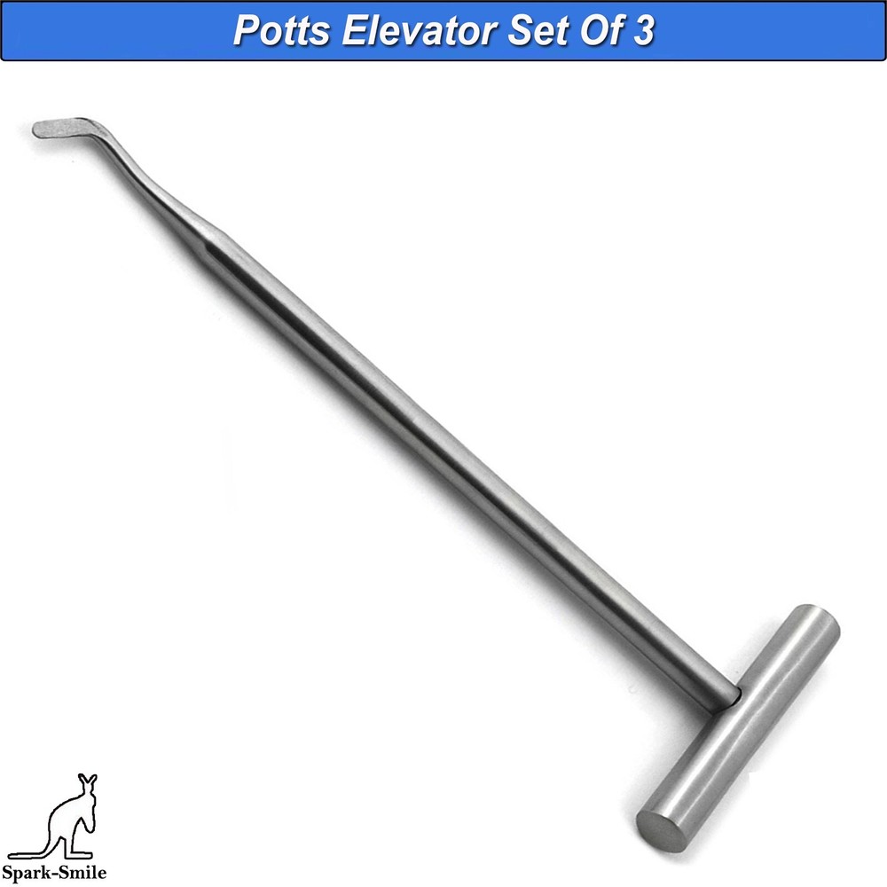 Dental Tooth Extraction Potts Root Elevators Oral Surgery Luxating