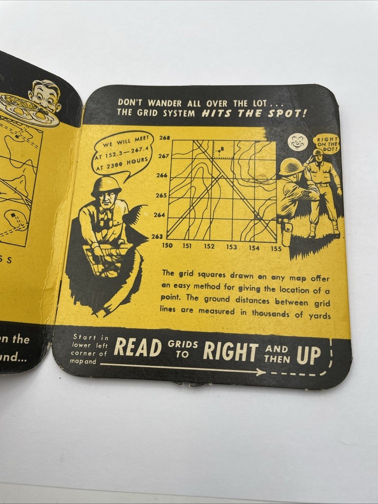 The Magnetic Azimuth Folding Compass WWII Use Your Map and Compass Military