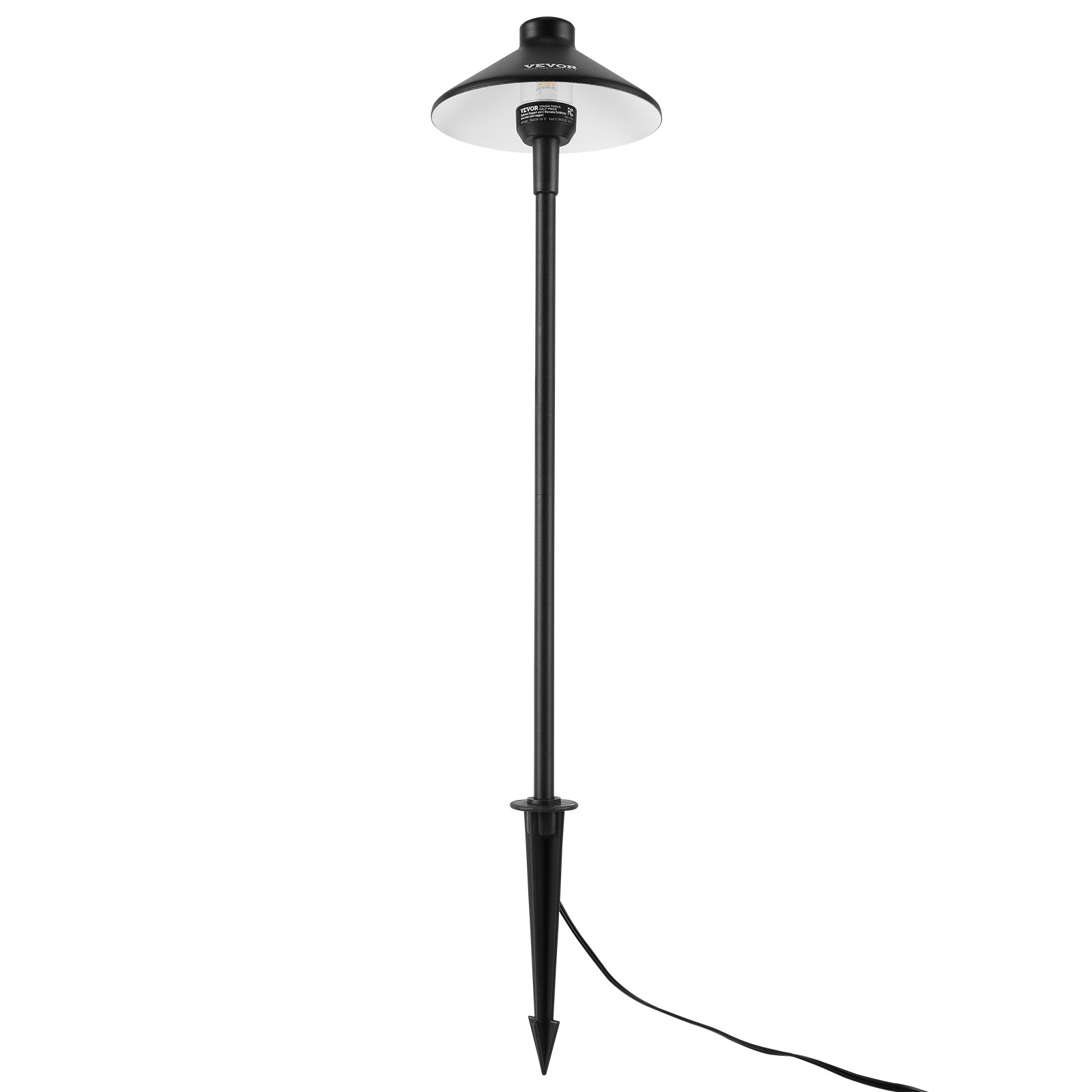 VEVOR 12 Pack Low Voltage Landscape Path Lights 12-24V Outdoor LED Pathway Light