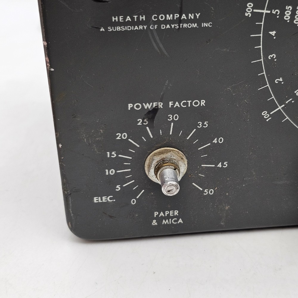 Heathkit Condenser Checker C-3 (Capacitor and Resistor Tester) - Powers On