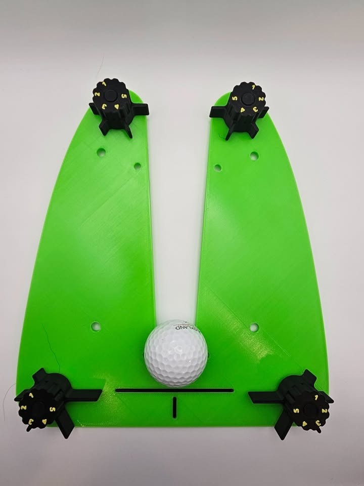 Combo Golf Swing Trainer and Putterific Putting Trainer Aid