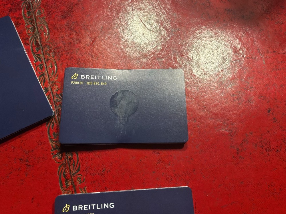 Breitling Quick Start Guide Booklet Manual, For Different Watch Models Available