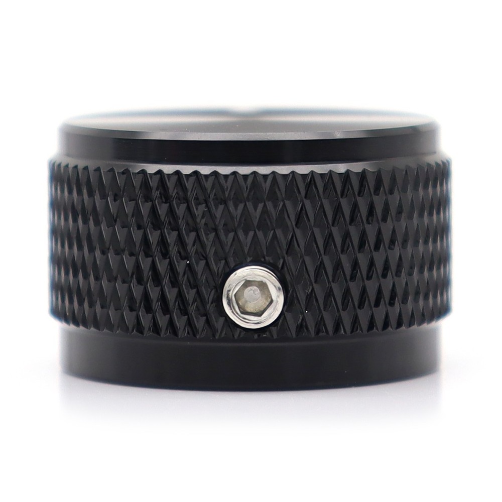 4Pcs Aluminum Guitar Knobs Electronic Control Pot Cap Volume Audio Knobs Black