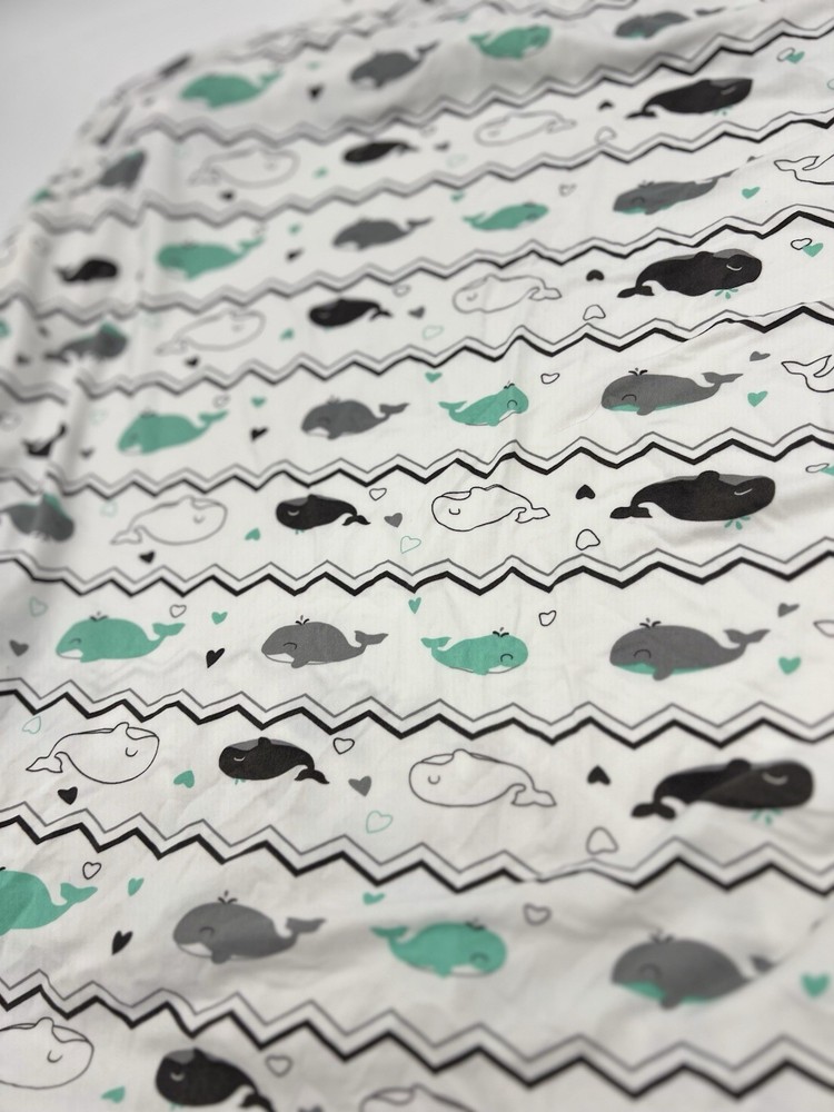 Baby Boy Whales Crib Sheets