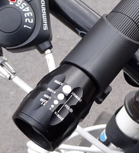 Bicycle Front Super Bright and Range Adjustable LED Head Light