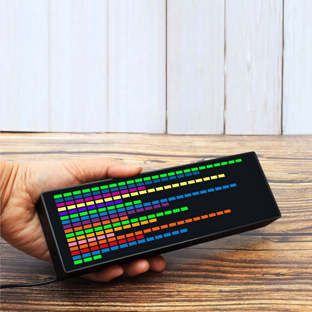 Stereo VU Meter Indicator Music Spectrum Analyzer LED Level Display Amplifier