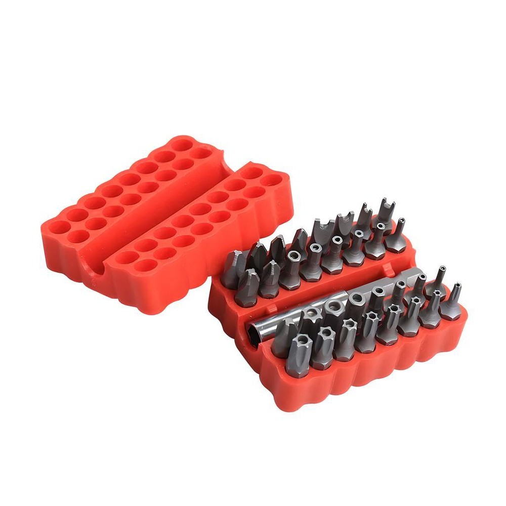 33 Torx Security Bit Set - Hex Star Spanner & Tri-Wing Tamper-Proof Tool