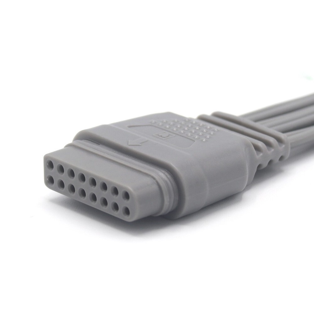 EDAN SE-2003/SE-2012 Compatible Holter ECG Cable 7-Lead Snap