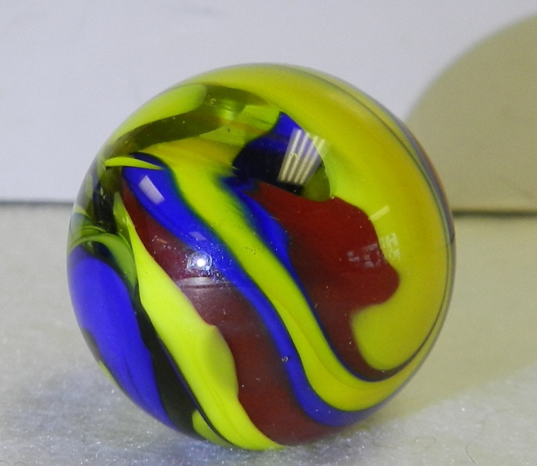 #20583m Handmade Contemporary Keith Baker Marble 1.06 Inches *Mint*