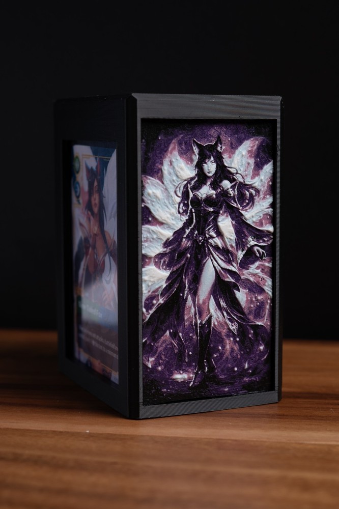Ahri themed Riftbound Deck Case, Card Case, Card Box