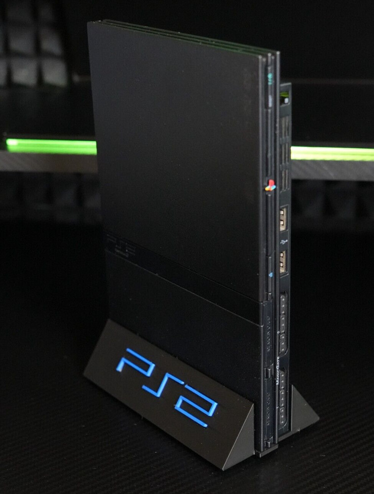 PlayStation 2 Slim vertical stand 3D Printed