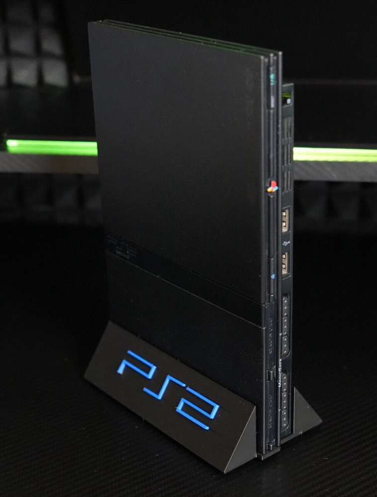 PlayStation 2 Slim vertical stand 3D Printed