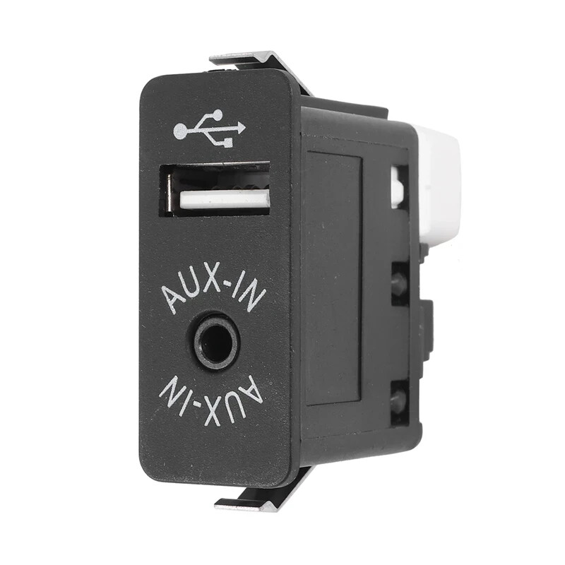 Car USB AUX In Plug Auxiliary Input Socket Adapter For BMW E81 E87 E90 F10 F12