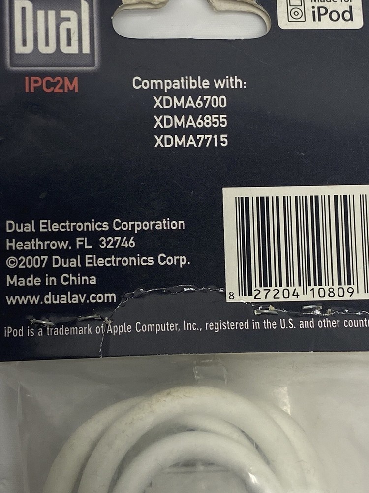 Dual IPC2M iPod Interface Cable